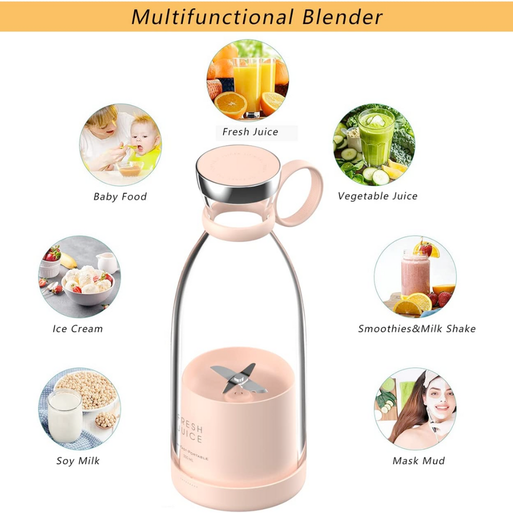 BlendMate Go: Portable Juicer Blender for Smoothies, Shakes & Fresh Drinks Anywhere
