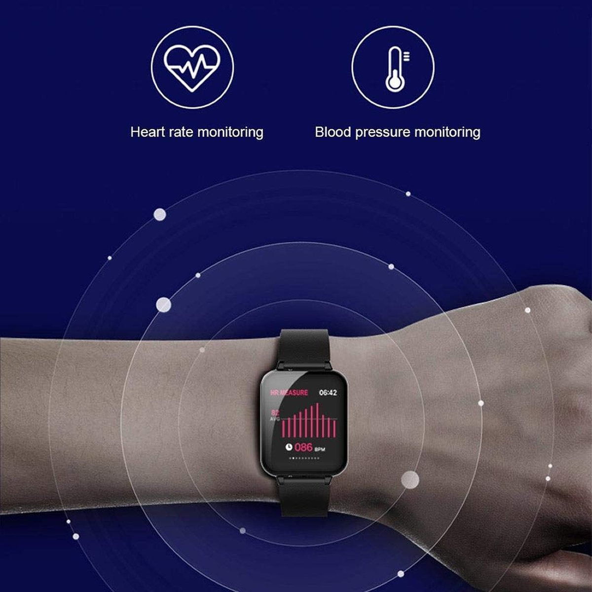 Smart Fit Wellness & Sports Activity Watch – Heart, Sleep & Fitness Tracker