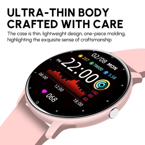 AquaActive Pro Waterproof Bluetooth Smartwatch with Fitness & Health Tracker