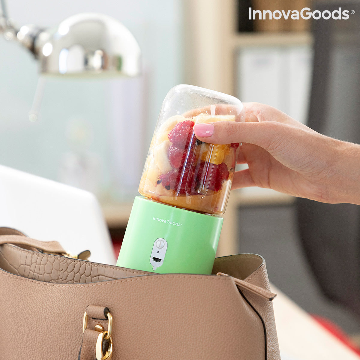 Blendyr Go Cup – Portable USB Rechargeable Smoothie Blender by InnovaGoods