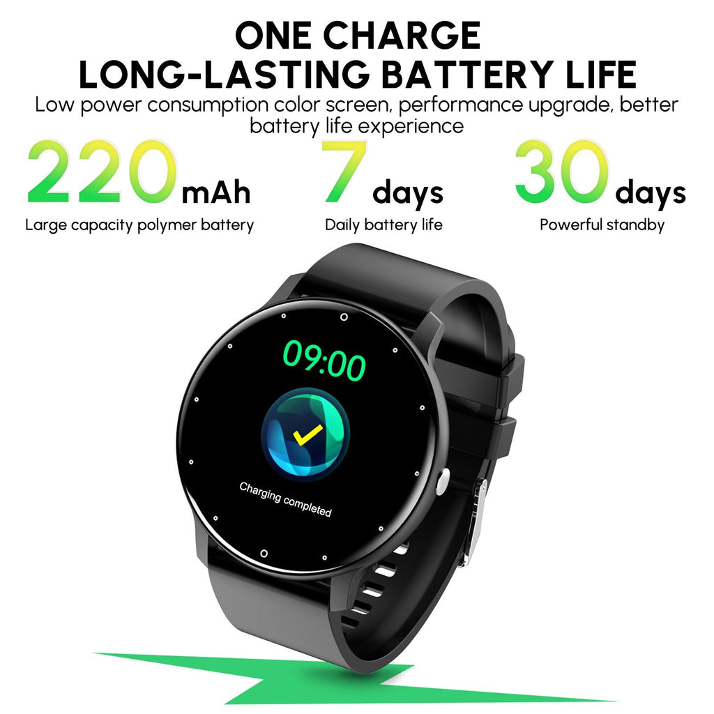 AquaActive Pro Waterproof Bluetooth Smartwatch with Fitness & Health Tracker