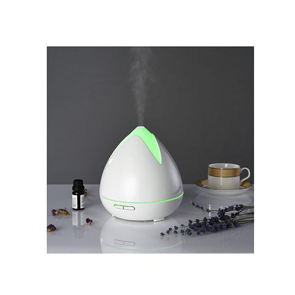 PureSpa 400ml Ultrasonic Aroma Diffuser & Humidifier with LED Lights + Oils