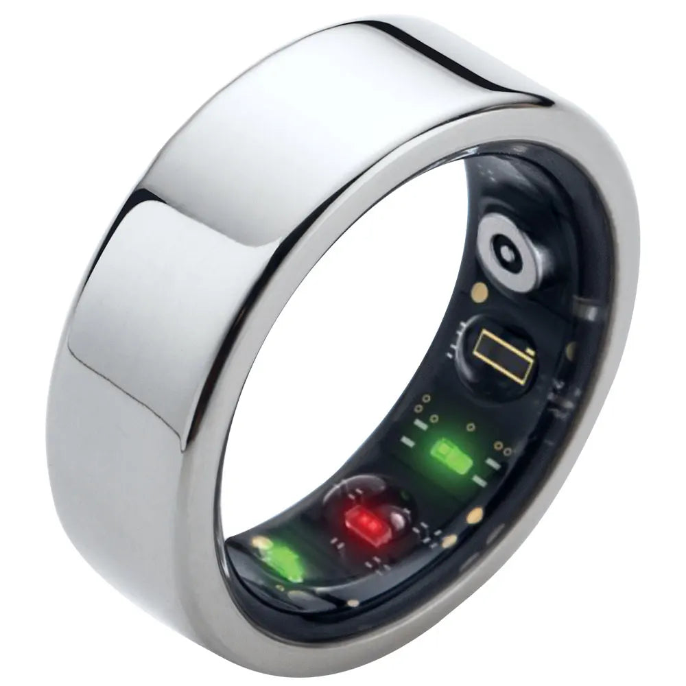 Anillo Smart Health Ring – Titanium Sleep Tracker with Heart & Oxygen Monitor