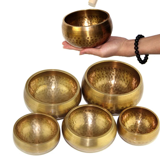 BATESMUSIC Tibetan Singing Bowl Set of 5 – Meditation & Sound Healing Bowls