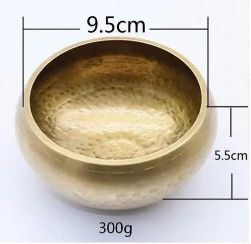 Copper Singing Bowl Set with Mallet & Cushion – Meditation & Sound Healing