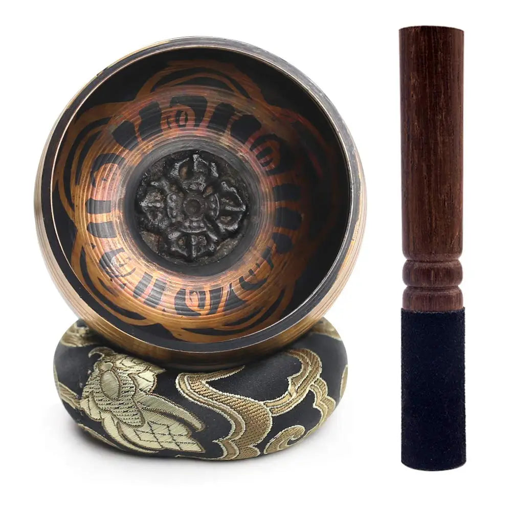 Miwayer Tibetan Singing Bowl Set for Meditation, Yoga & Relaxation
