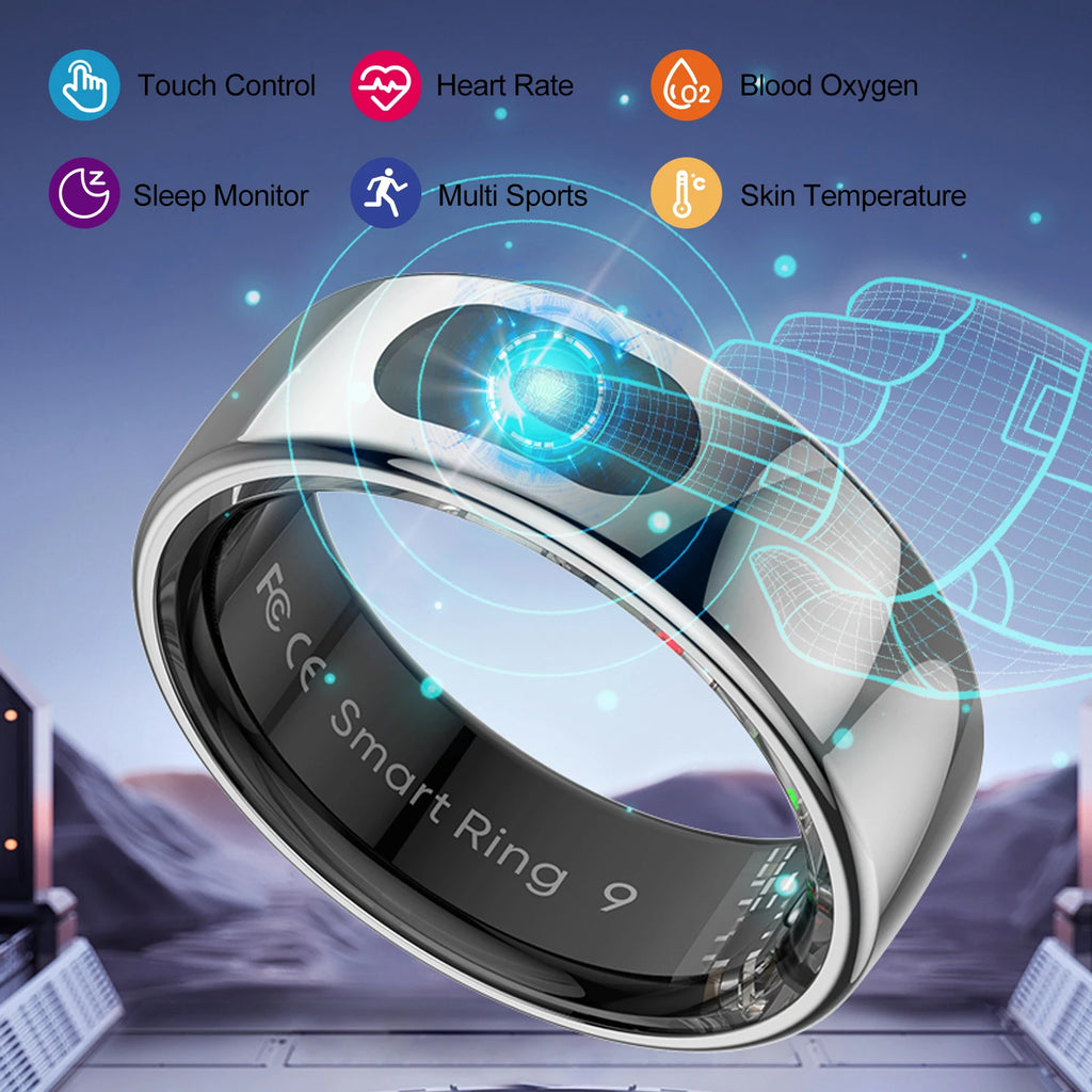 Uhoofit R08 Smart Ring – Fitness, Sleep & Health Tracker for Men and Women