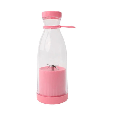 FreshGo USB Juicer Bottle – Portable 6-Blade Smoothie & Shake Blender Cup (380ml)