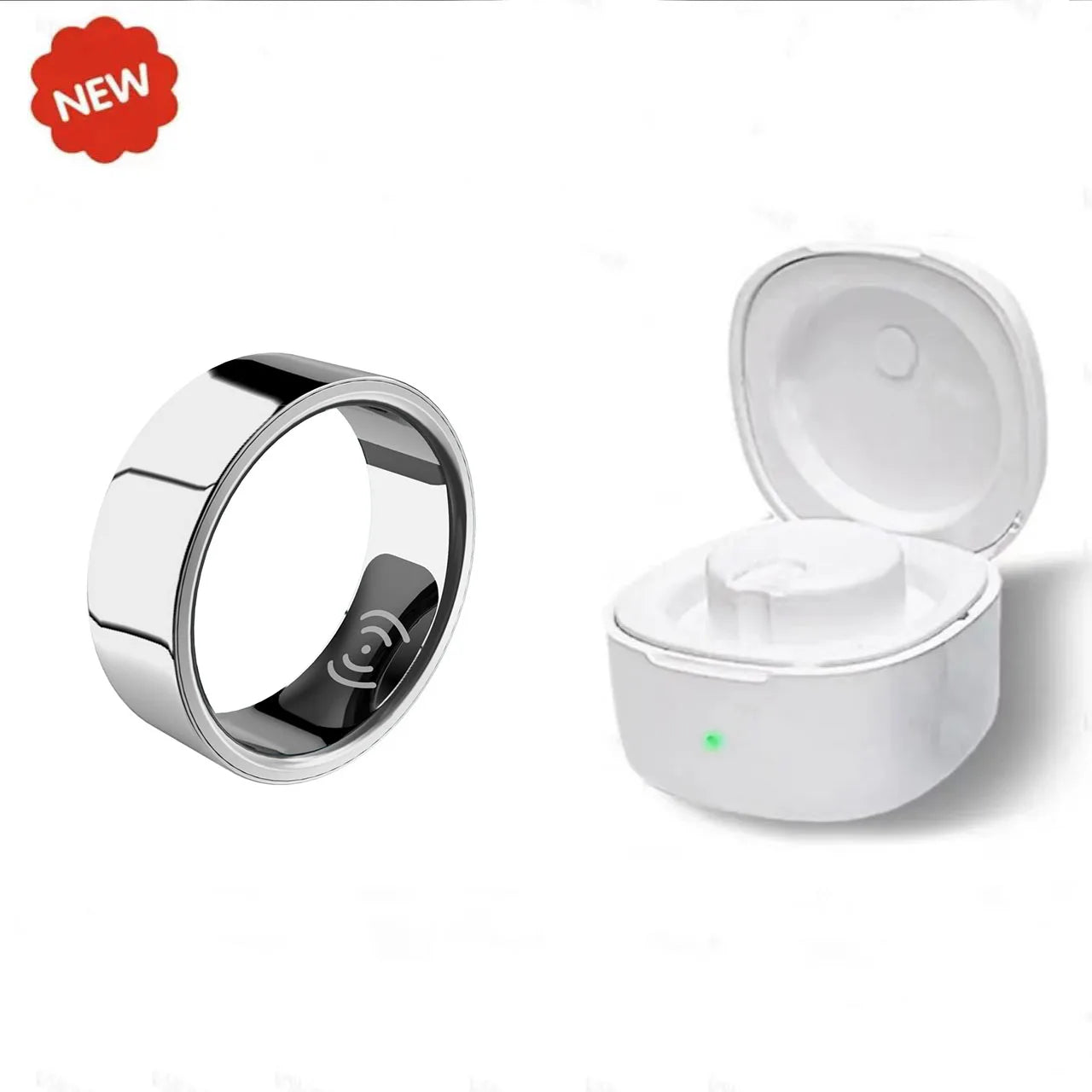 AEVYVKV SR200 Smart Fitness Ring – Heart Rate, Sleep & Activity Tracker