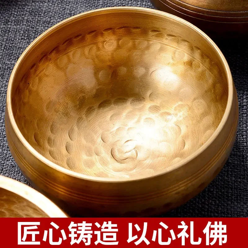 Zen Harmony Tibetan Singing Bowl Set – 7 Metal Meditation & Sound Healing