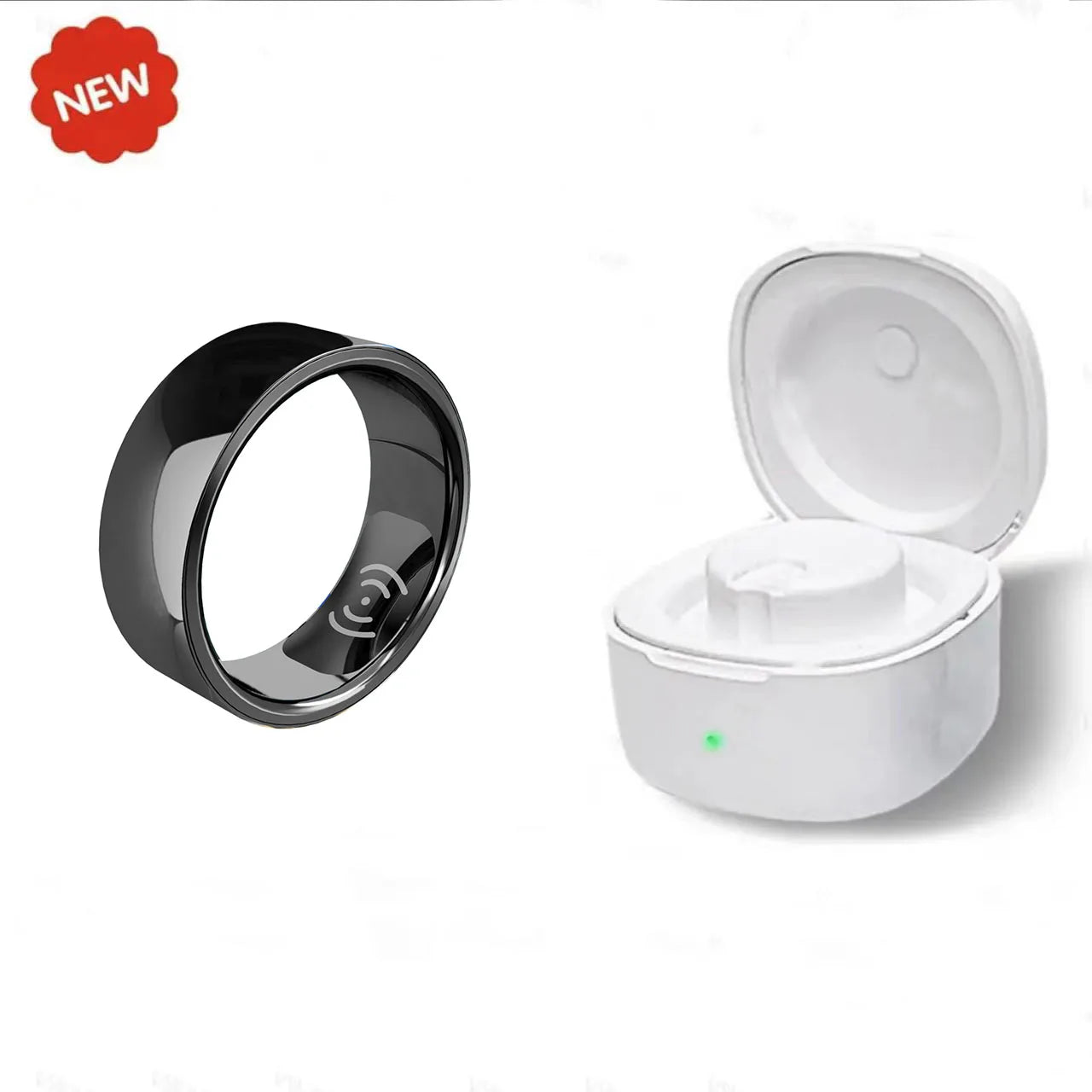 AEVYVKV SR200 Smart Fitness Ring – Heart Rate, Sleep & Activity Tracker
