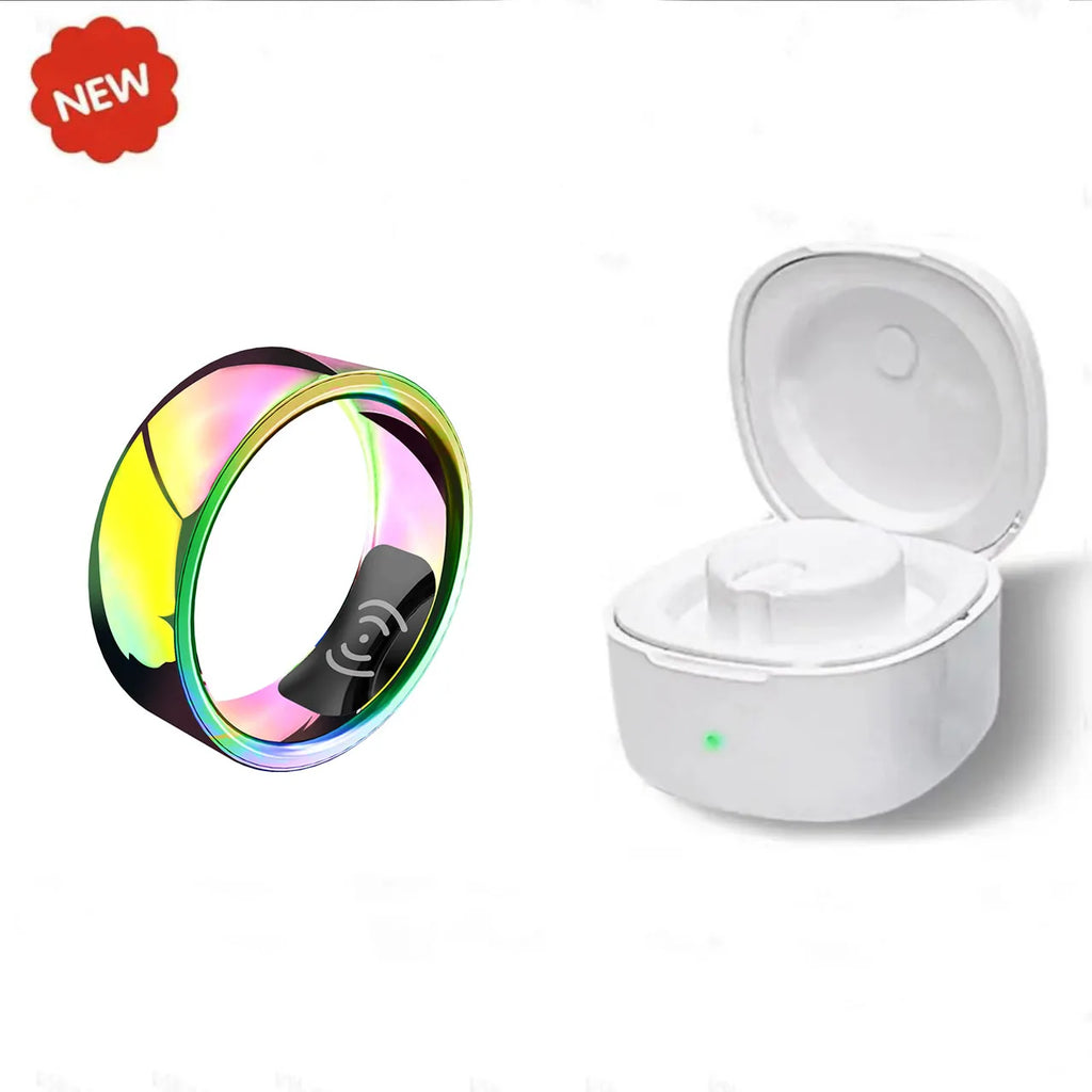AEVYVKV SR200 Smart Fitness Ring – Heart Rate, Sleep & Activity Tracker