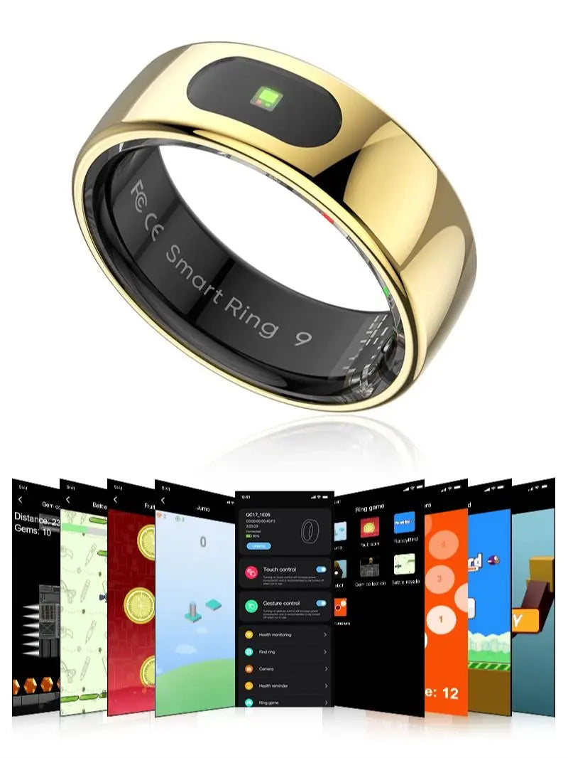 Uhoofit R08 Smart Ring – Fitness, Sleep & Health Tracker for Men and Women