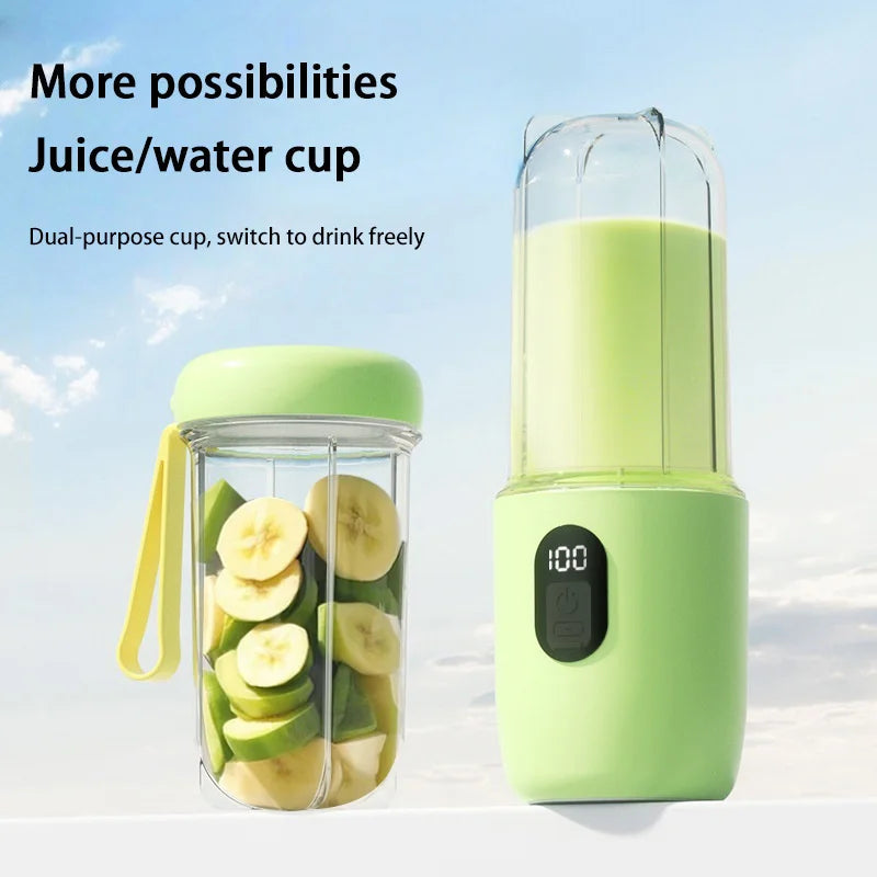 BlendBuddy Go – USB Portable Smoothie Blender with LED Timer, 400ml Travel Cup