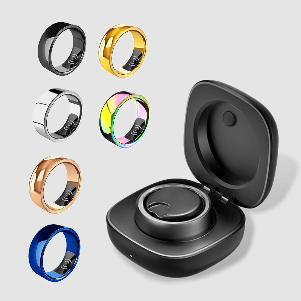 AEVYVKV SR200 Smart Fitness Ring – Heart Rate, Sleep & Activity Tracker