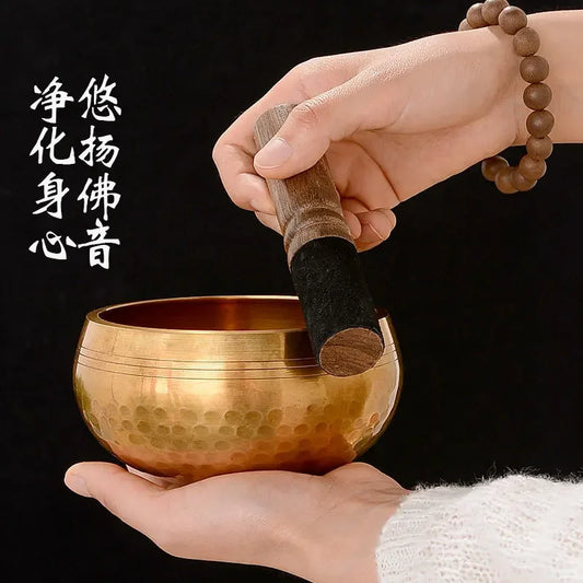Zen Harmony Tibetan Singing Bowl Set – 7 Metal Meditation & Sound Healing