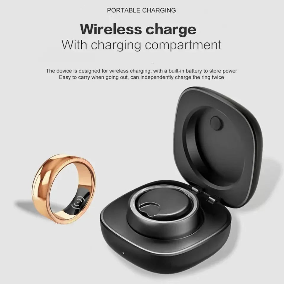 AEVYVKV SR200 Smart Fitness Ring – Heart Rate, Sleep & Activity Tracker