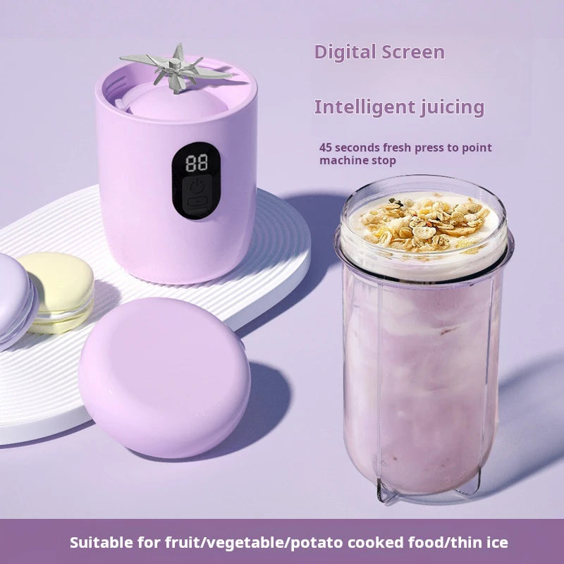 BlendBuddy Go – USB Portable Smoothie Blender with LED Timer, 400ml Travel Cup