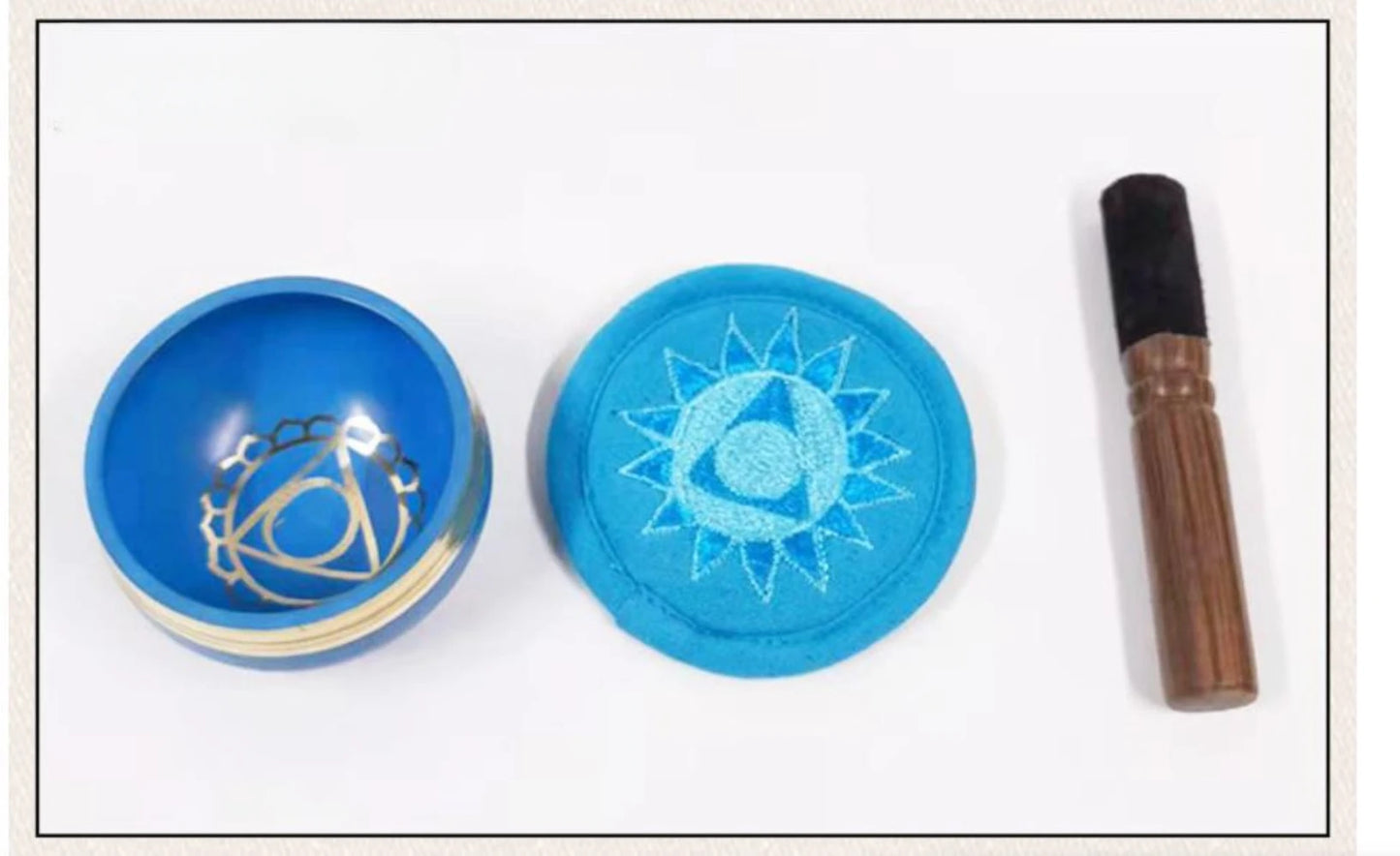 7 Chakra Tibetan Singing Bowl – Handmade Nepal Brass Meditation Sound Bowl