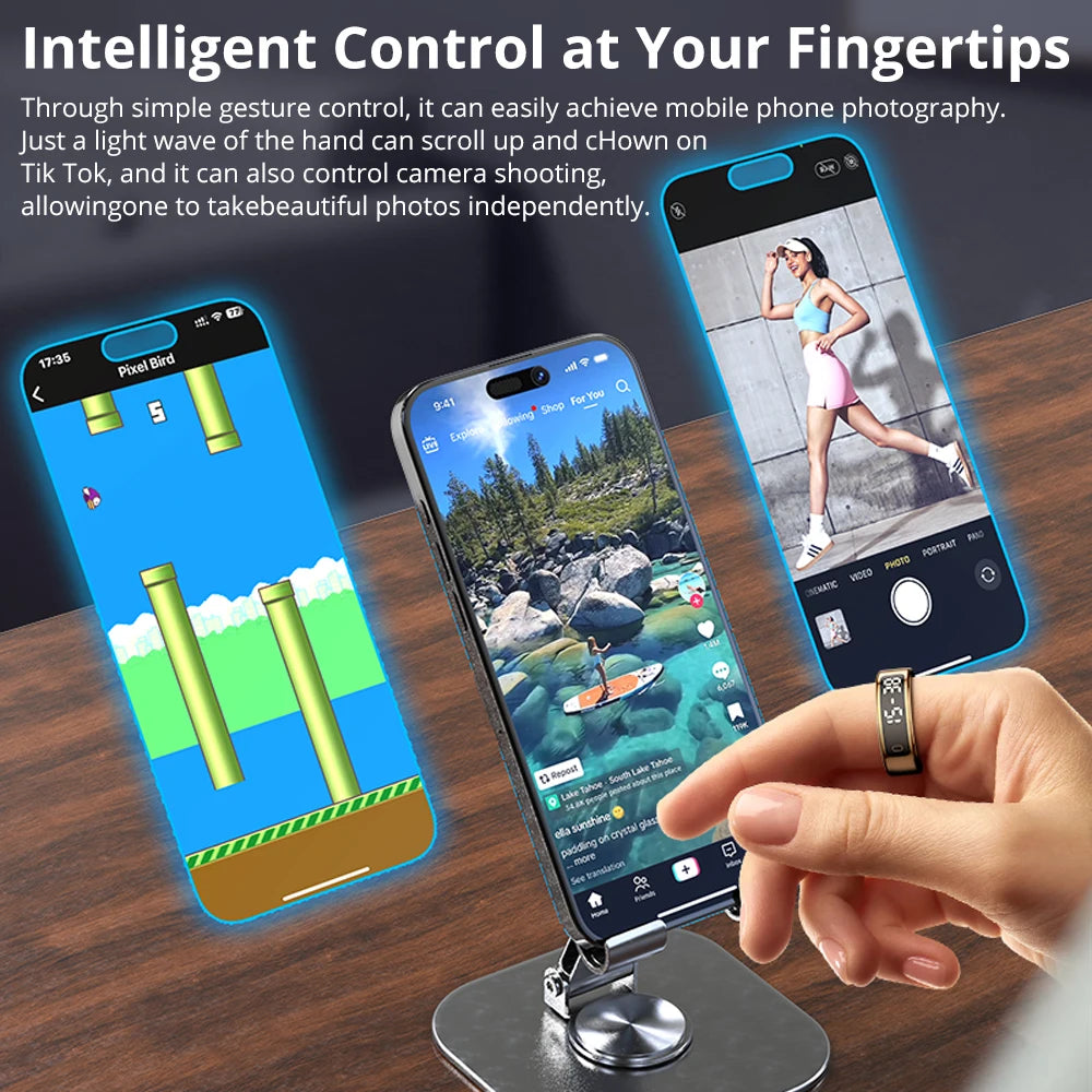 COLMI R12 Smart Ring with Display – Fitness Tracker, Heart & Sleep Monitor