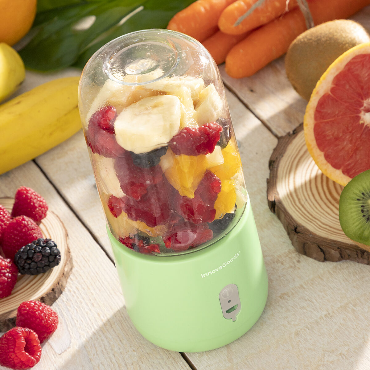 Blendyr Go Cup – Portable USB Rechargeable Smoothie Blender by InnovaGoods