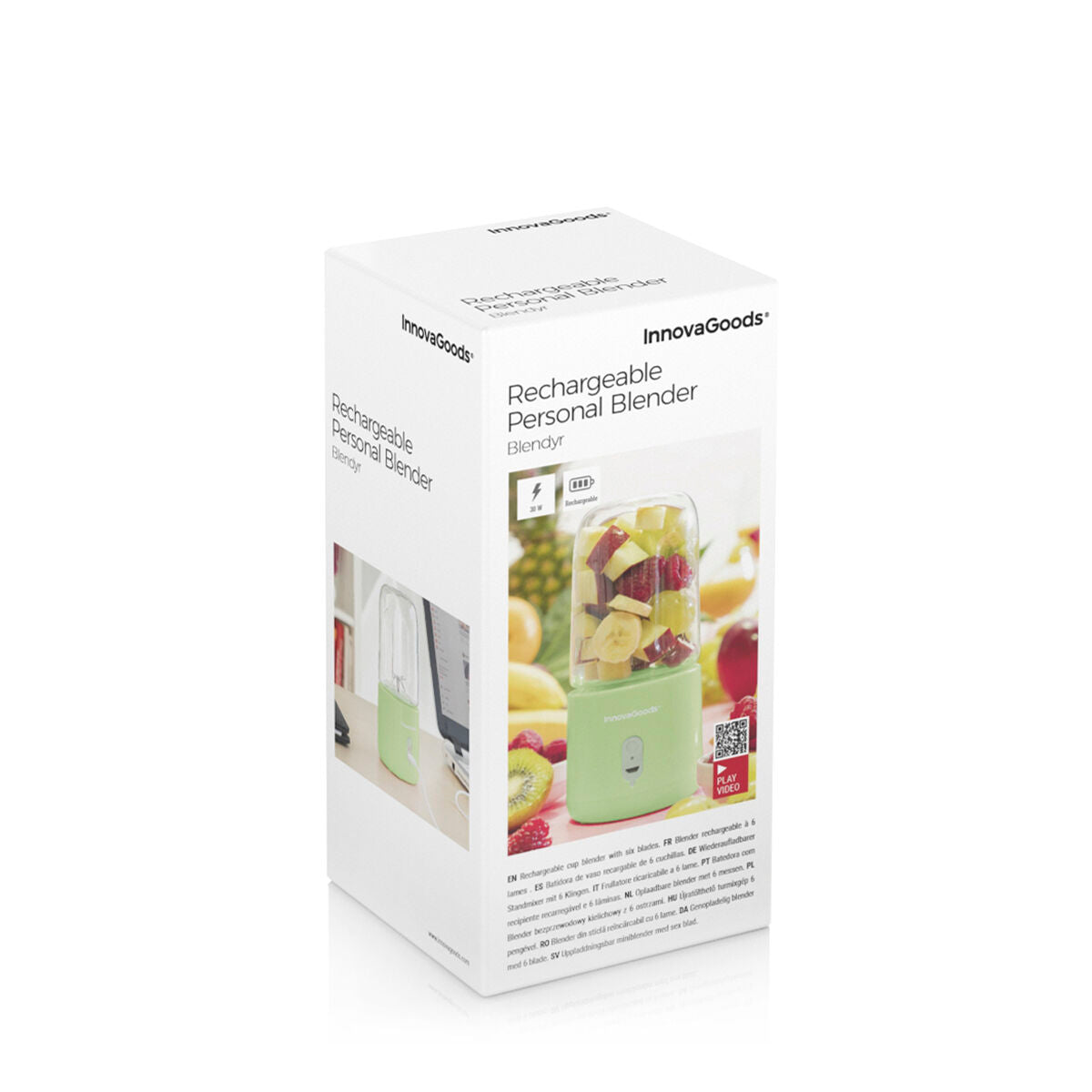Blendyr Go Cup – Portable USB Rechargeable Smoothie Blender by InnovaGoods