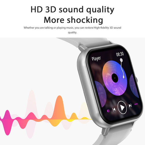 1.83" Full Touch Fitness Smartwatch with Heart Rate & Sports Modes